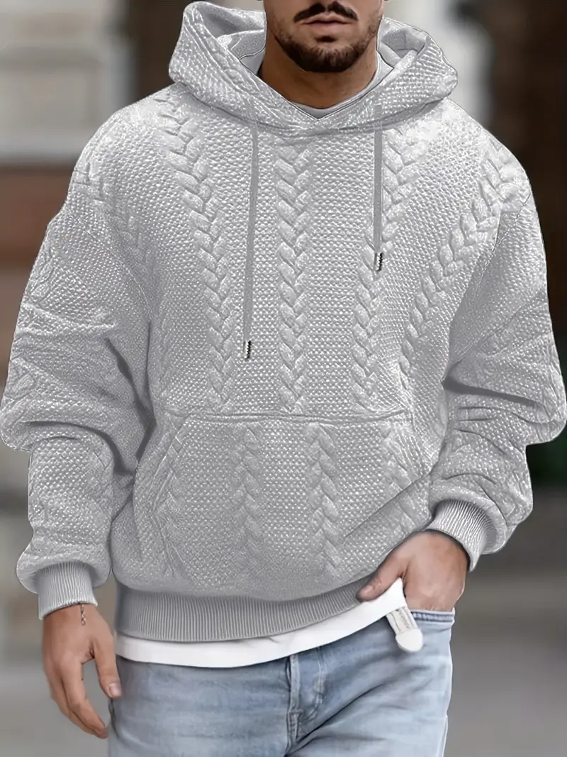 Justus – Langärmeliger Strickpullover Mit Kapuze - Image 8