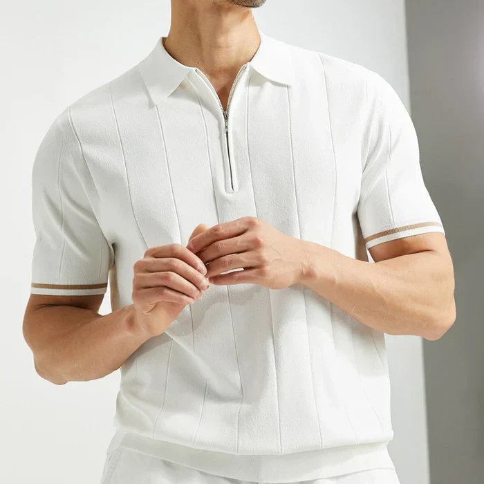JUSTUS - POLOSHIRT MIT REISSVERSCHLUSS