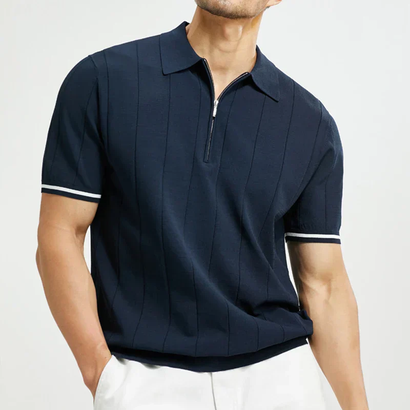 JUSTUS - POLOSHIRT MIT REISSVERSCHLUSS - Image 4