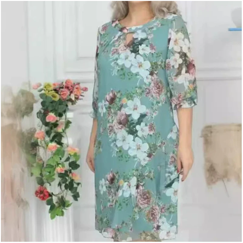 JUTTA - BLUMIGES KLEID AUS CHIFFON - Image 3