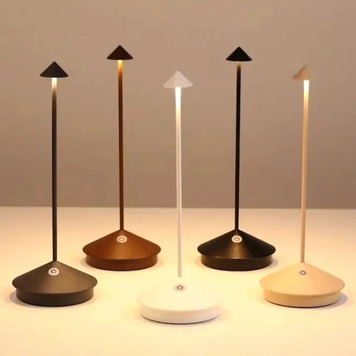 Kabellose LED-Tischleuchte mit Dimmfunktion und wasserabweisendem Design – moderne Tischleuchte für den Innen- und Außenbereich - Image 9