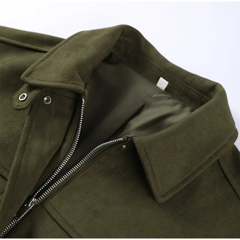 Kaira | Kunstwildleder Kurzjacke Mit Umlegekragen - Image 5