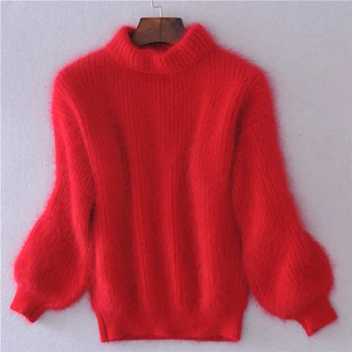 Kanita - Jahrgang-Strickpullover Aus Angora - Image 4