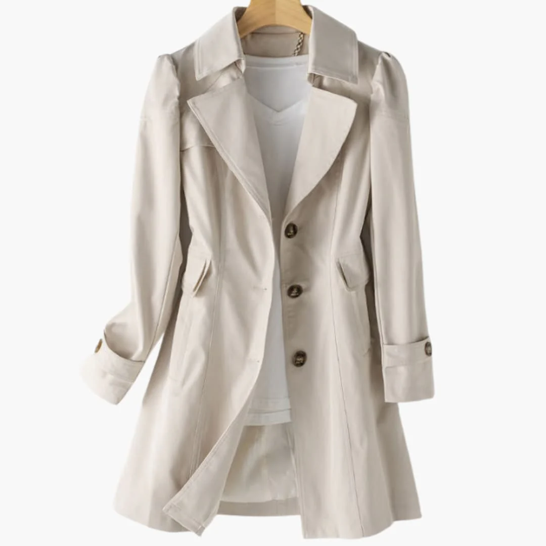 Kapuzen trenchcoat für Damen - Image 2
