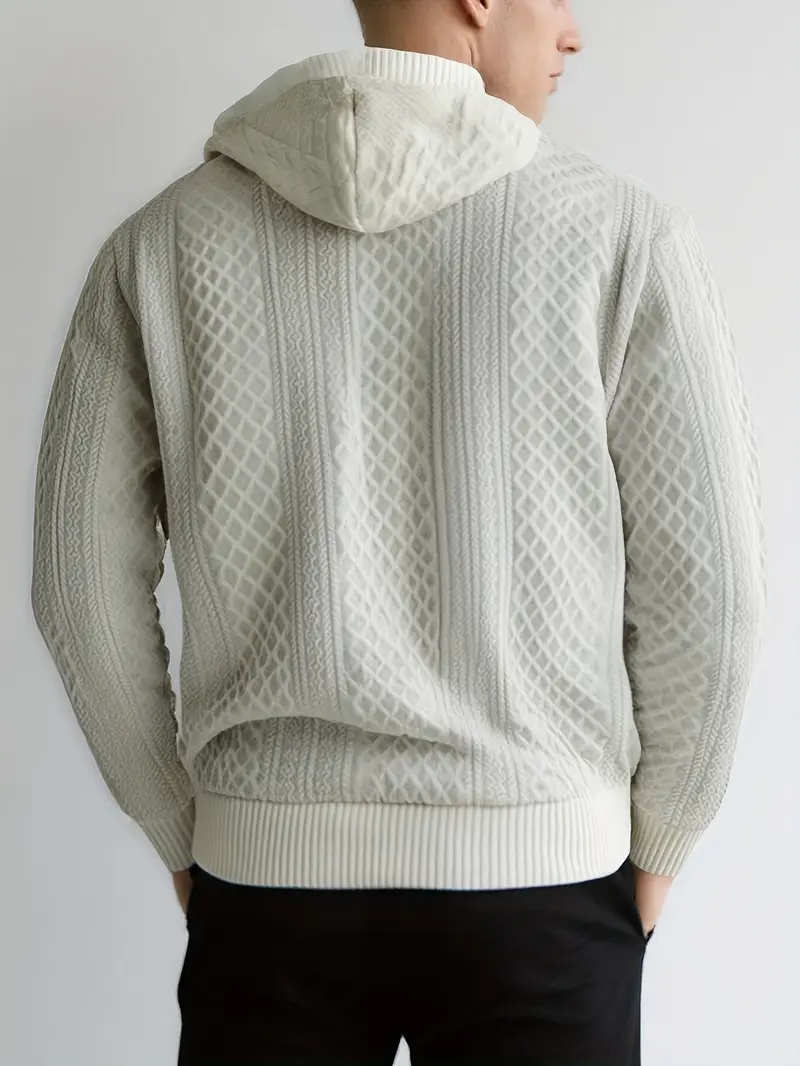 Karah - Langärmeliger Strick Kapuzenpullover - Image 2