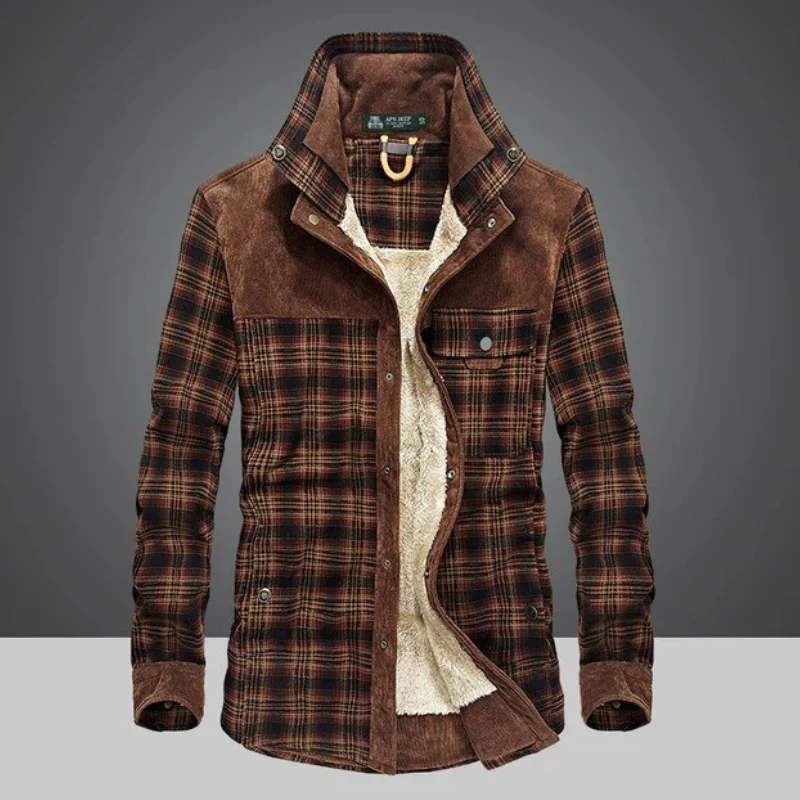 Karierte Vintage-Jacke für Herren | Winter - Image 5