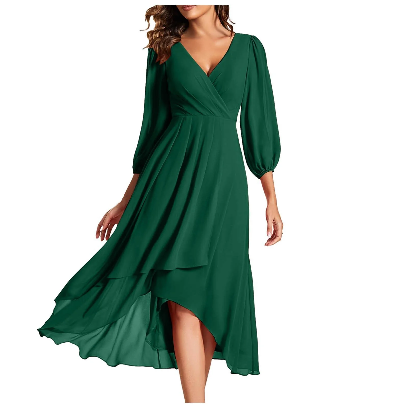 Karin™ | Elegantes Kleid mit V-Ausschnitt