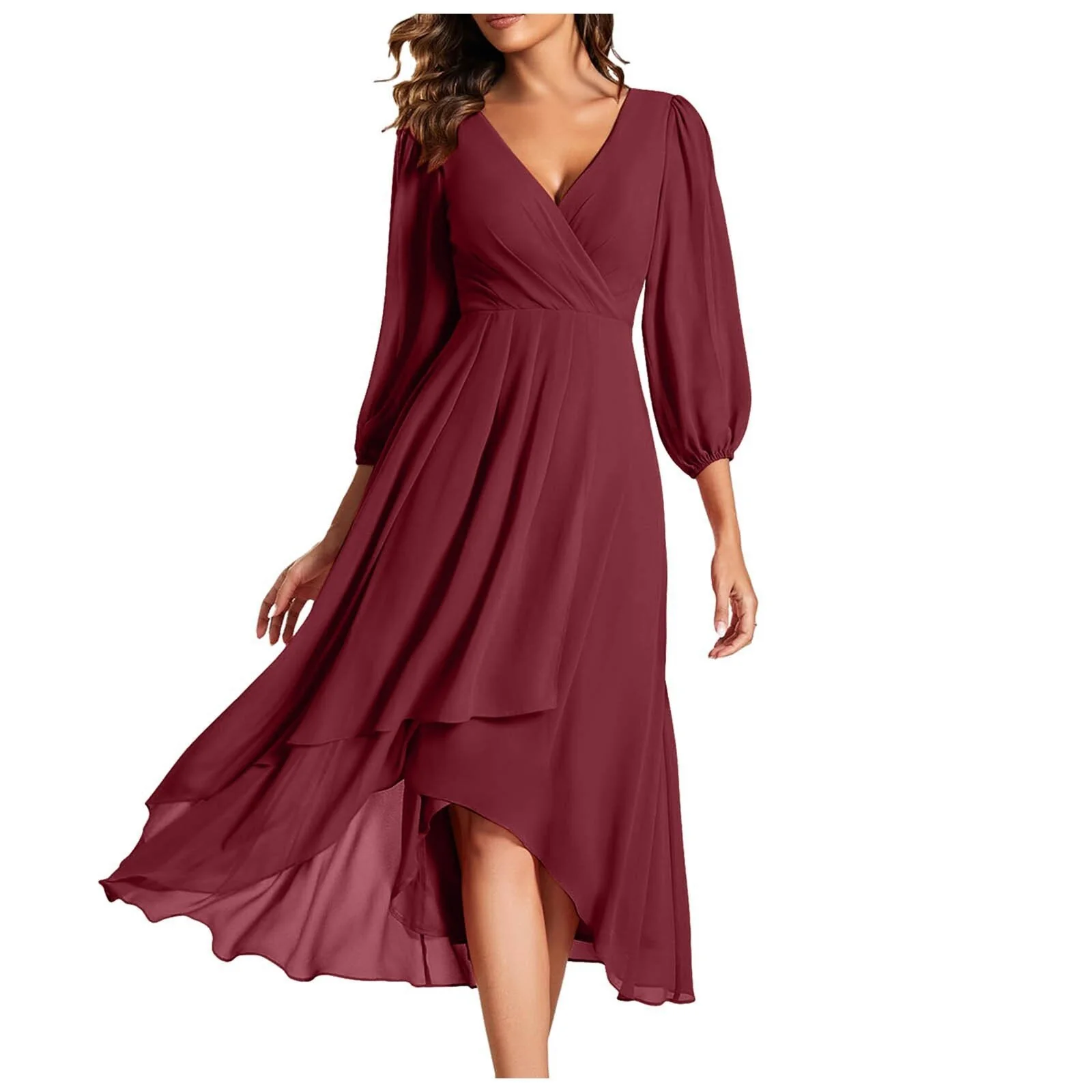 Karin™ | Elegantes Kleid mit V-Ausschnitt - Image 11