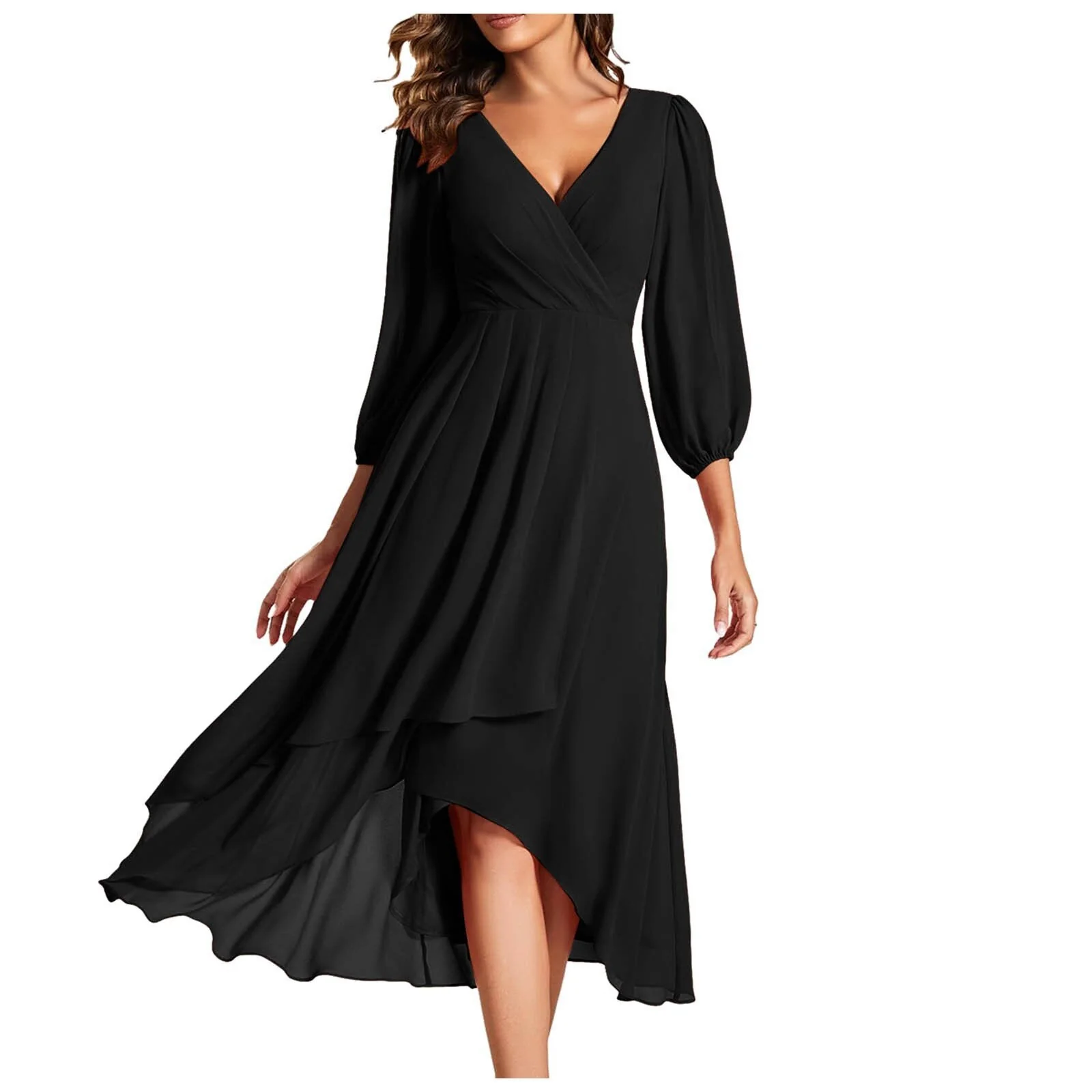 Karin™ | Elegantes Kleid mit V-Ausschnitt - Image 5