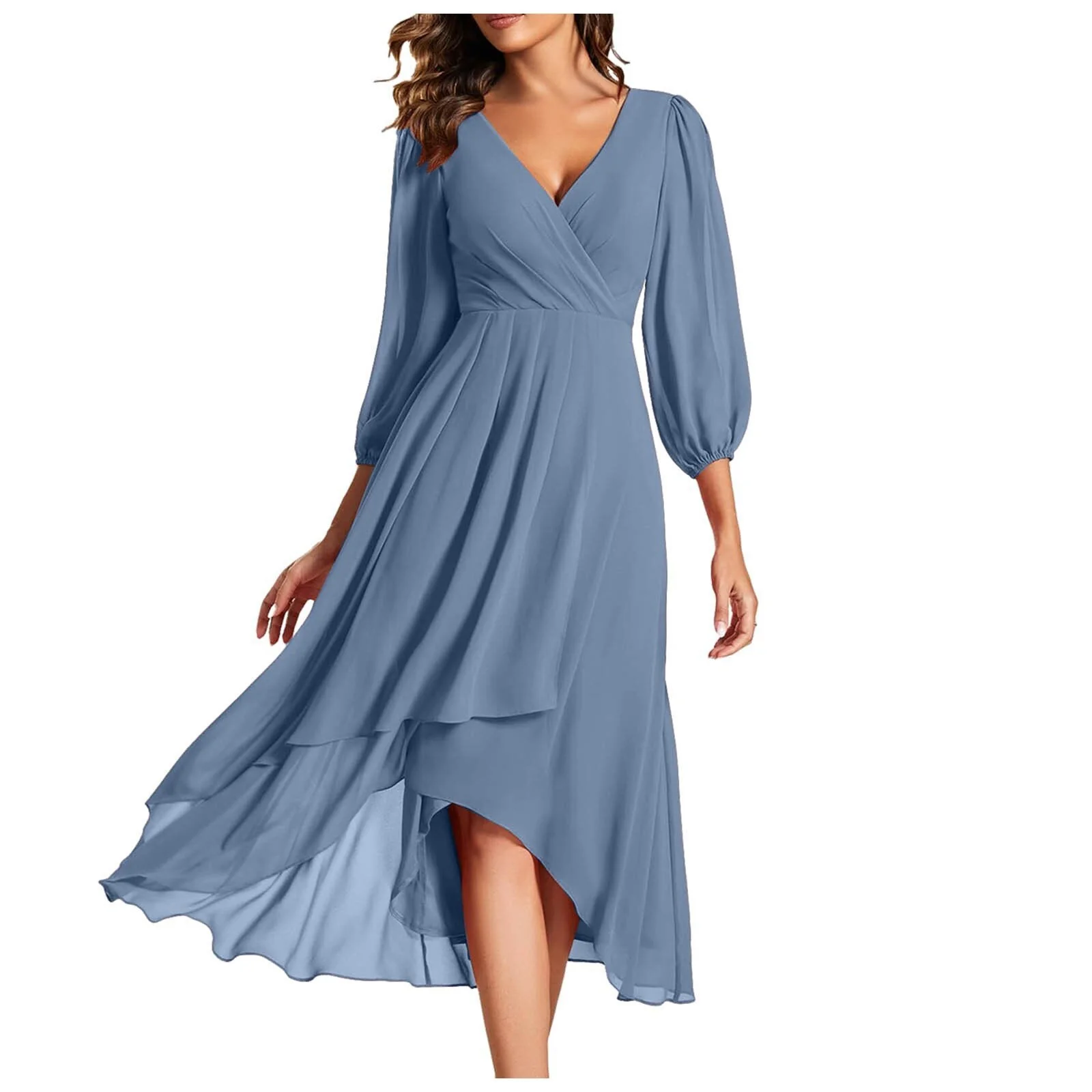 Karin™ | Elegantes Kleid mit V-Ausschnitt - Image 6