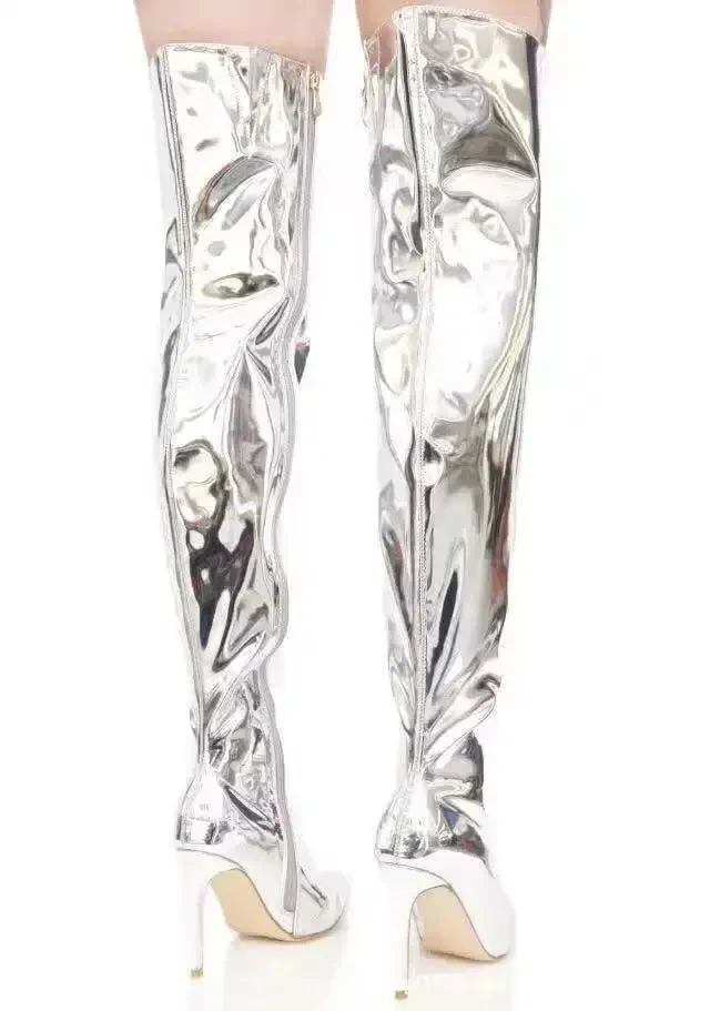 Karin | Stylische Overknee Stiefel mit Reißverschluss - Image 2