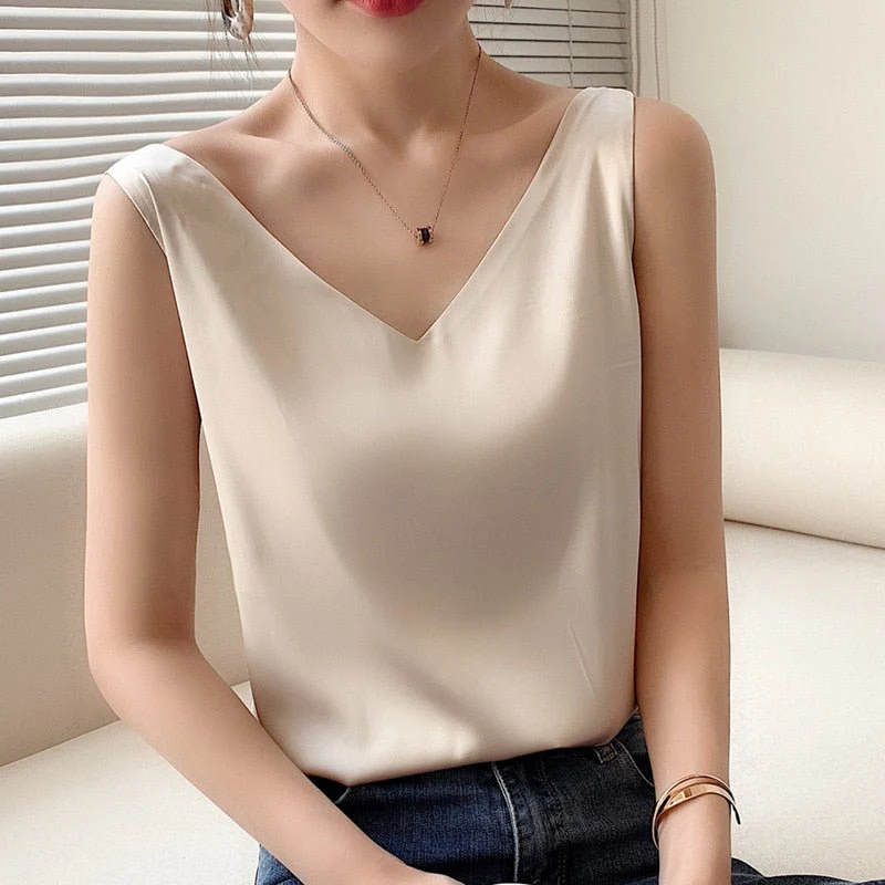 Karolin | atmungsaktives & bequemes Seiden Tanktop - Image 7