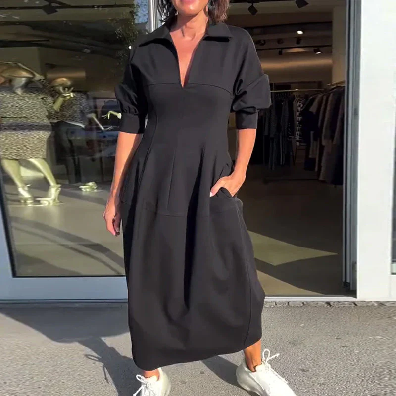 Karolin | Bequemes Langes Kleid - Image 8