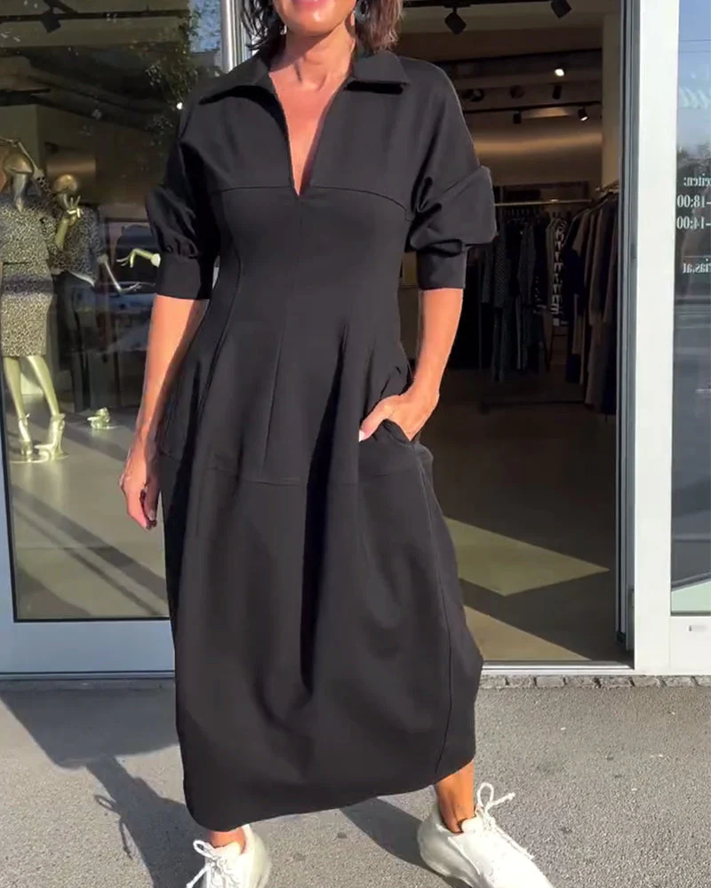Karolin | Bequemes Langes Kleid - Image 9