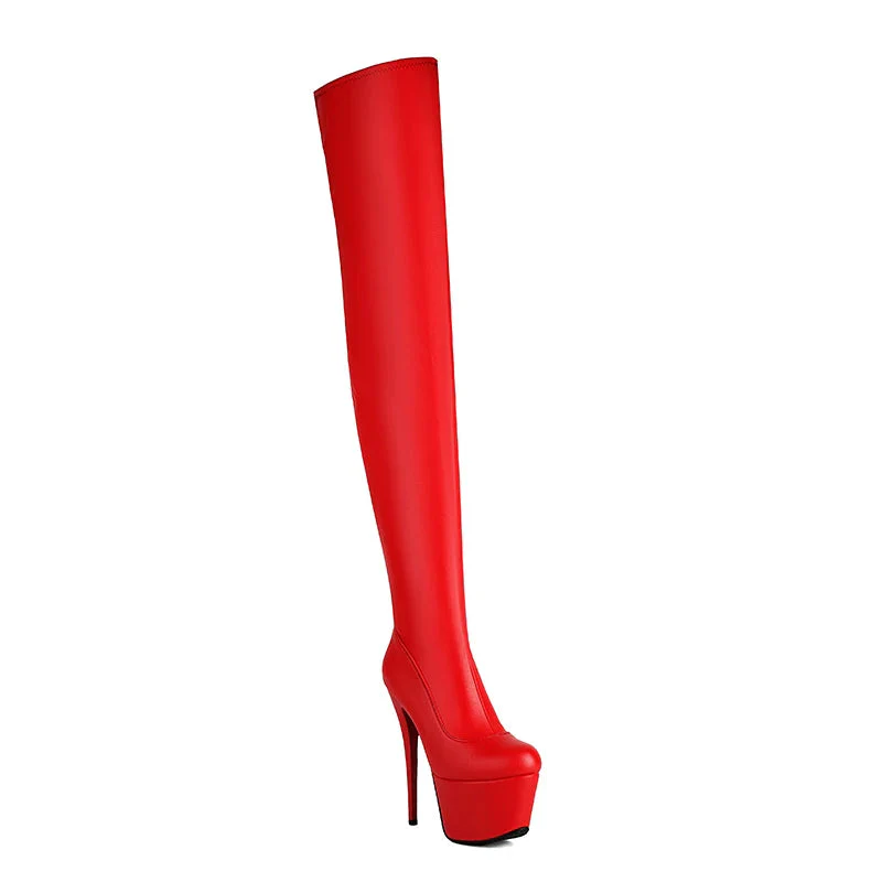 Karolin | Hohe Overknee Stiefel - Image 8