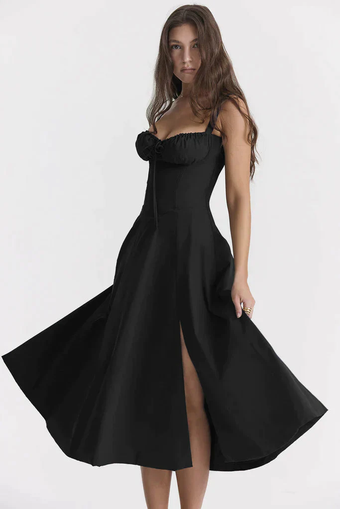 Karoline | Midi-Bustier-Korsett-Sonnenkleid - Image 8