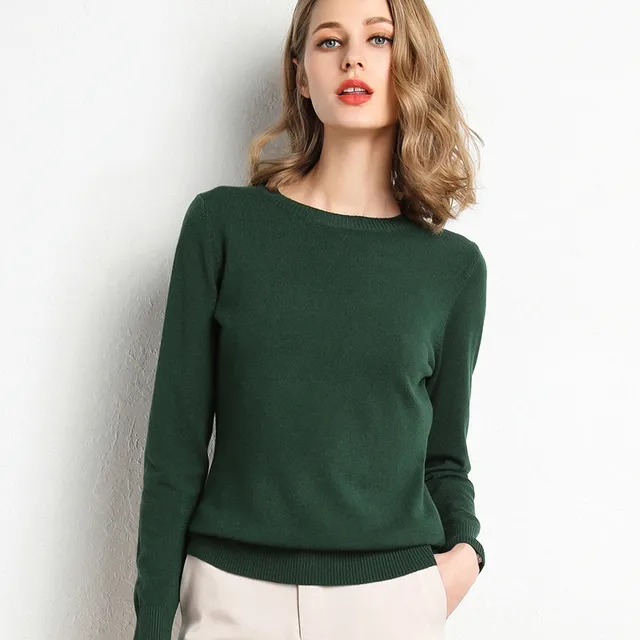 Kaschmir-Pullover für Frauen mit O-Ausschnitt - Image 8
