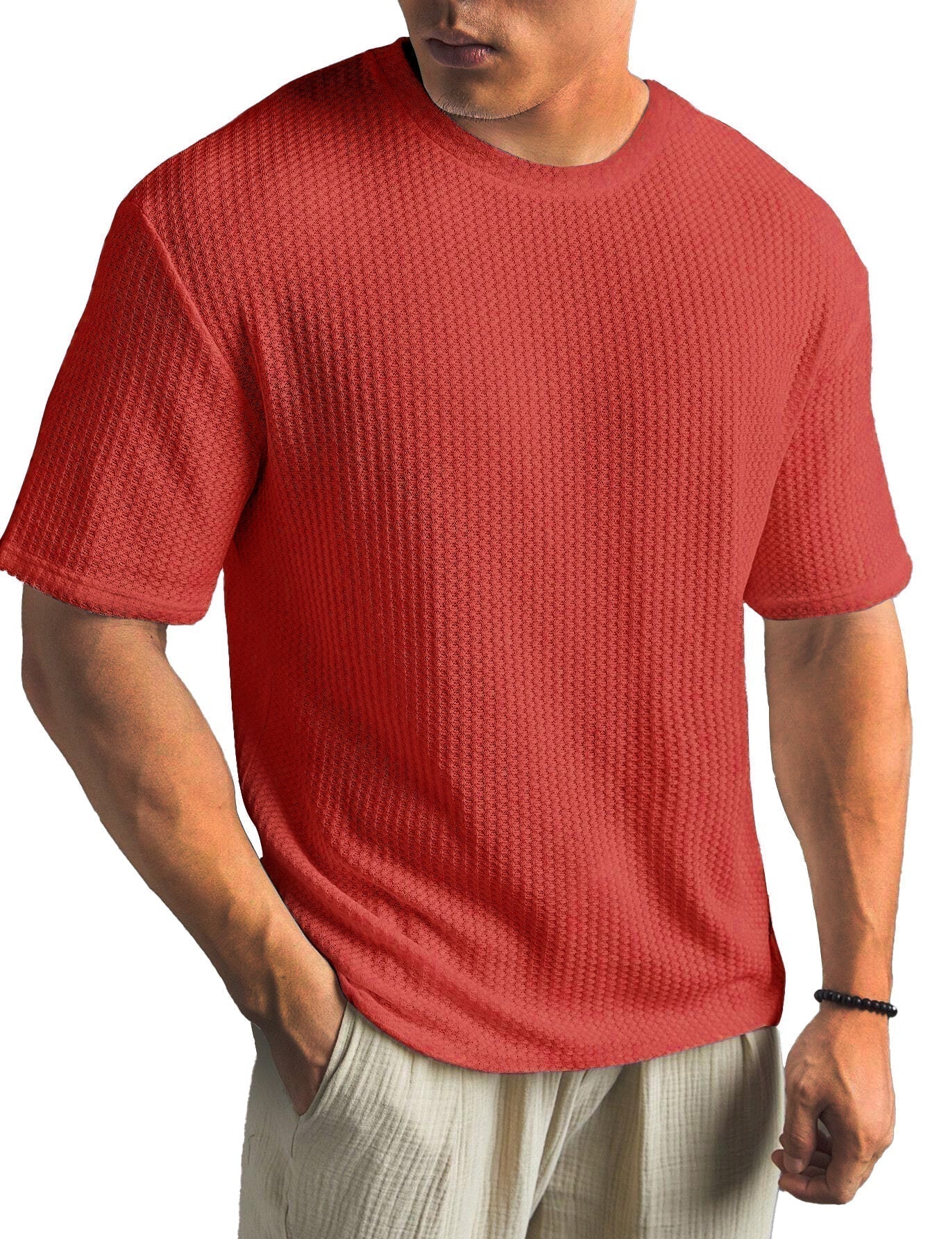 Kasper Strukturiertes Kurzarmshirt - Image 4