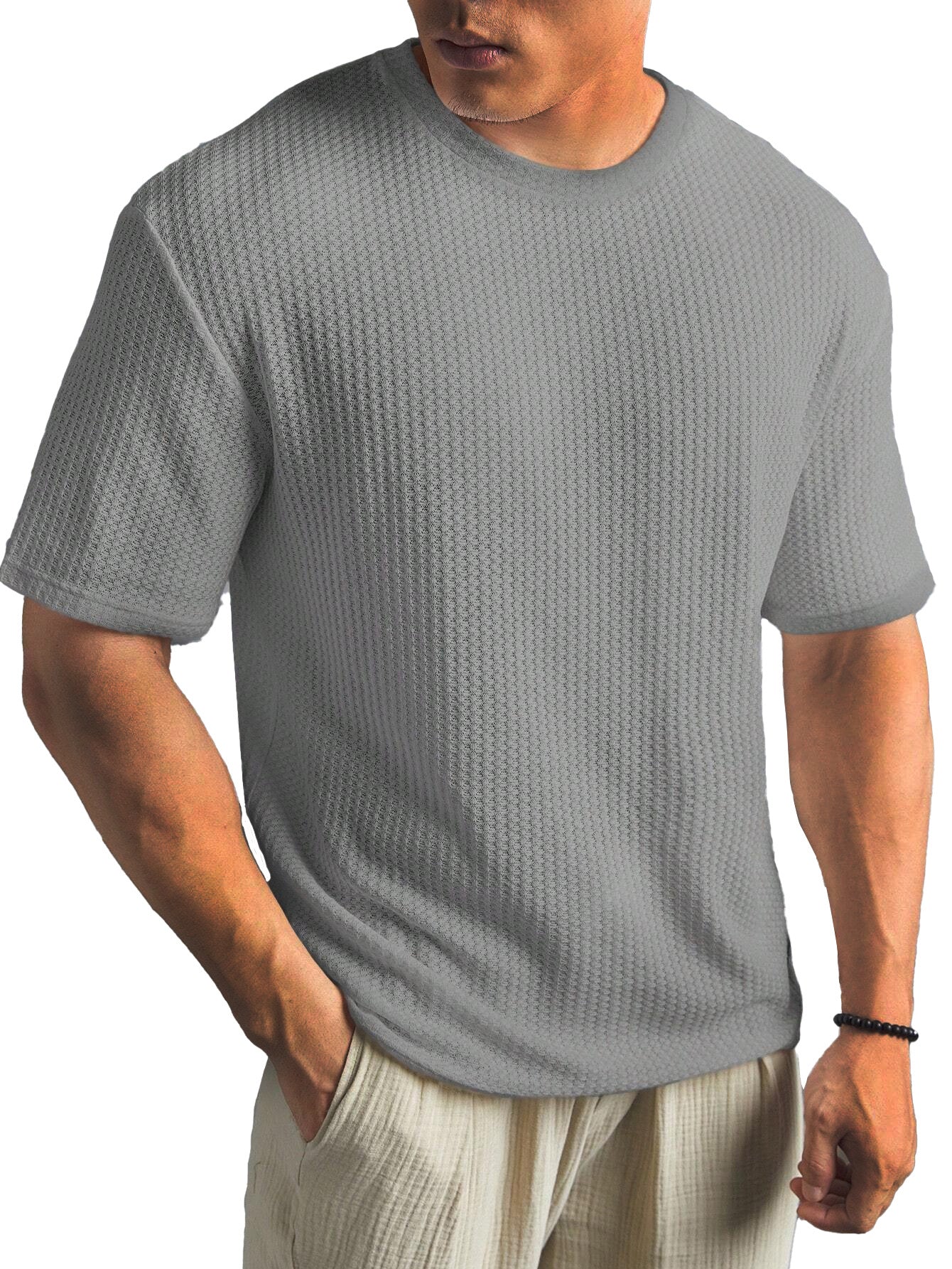 Kasper Strukturiertes Kurzarmshirt - Image 8