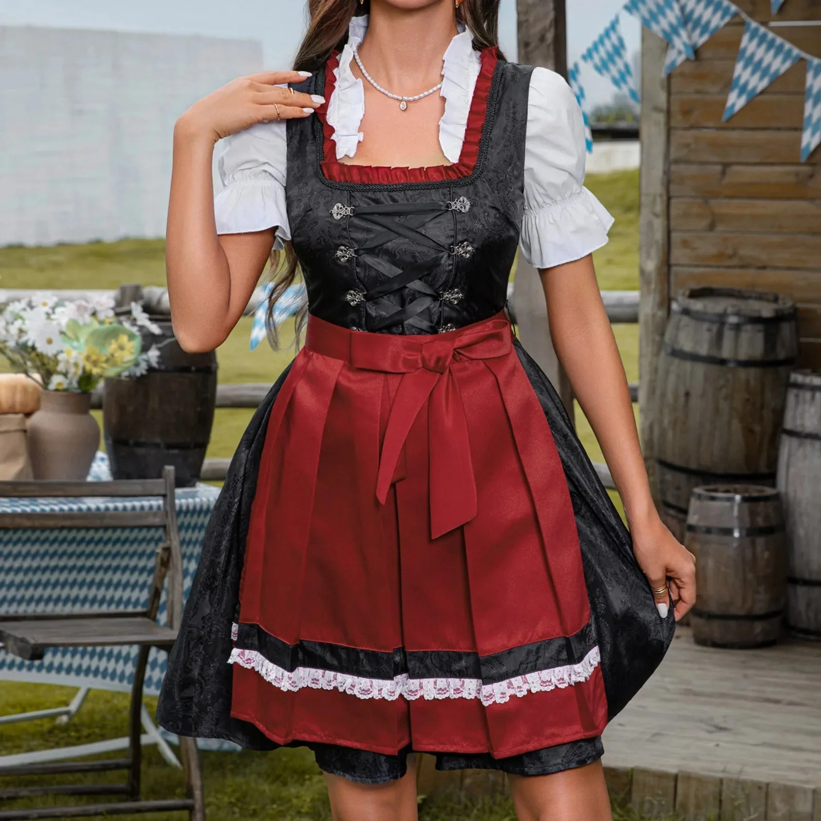 Kathrin | Festliches Bayerisches Traditionelle Dirndl Kleid - Image 3
