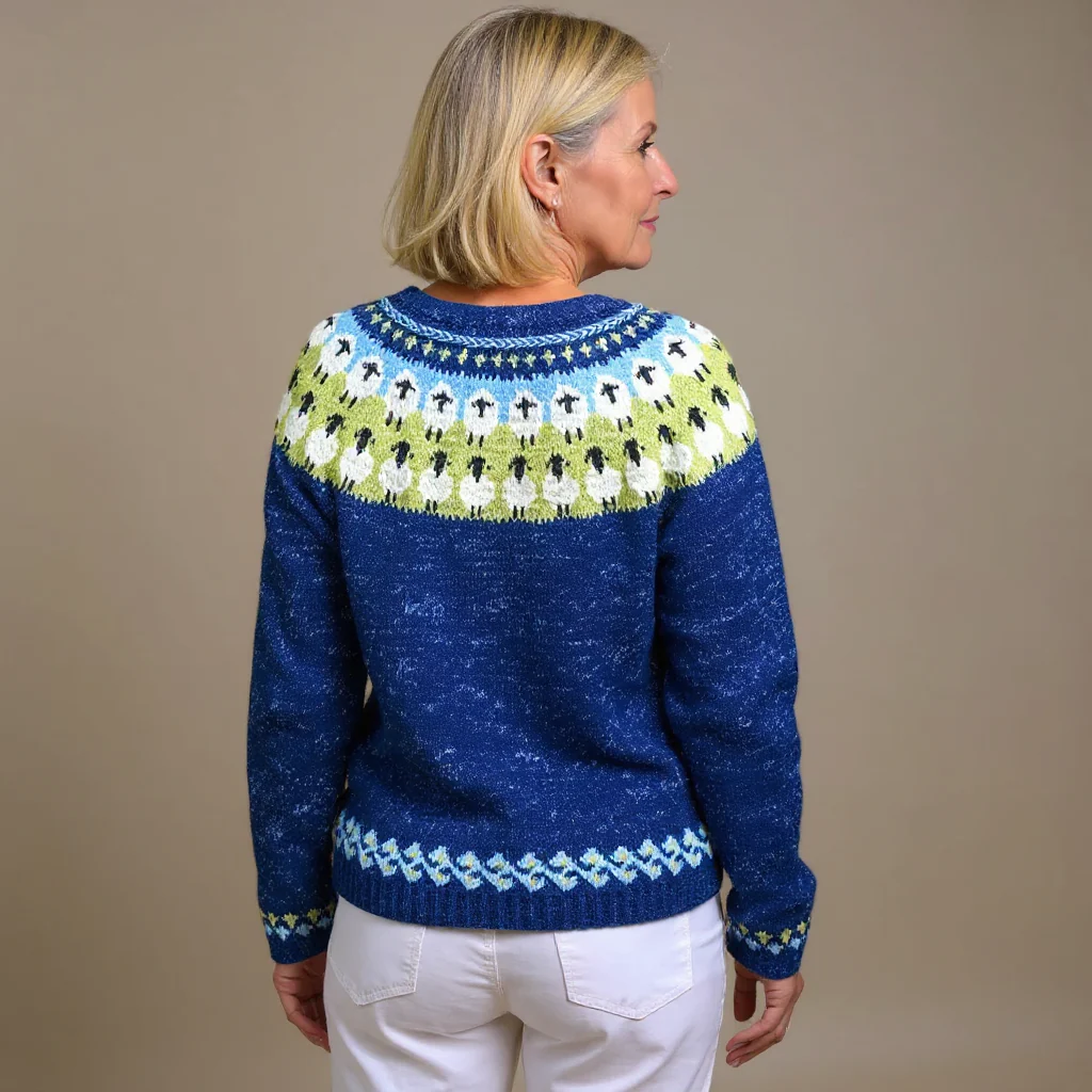 Kaylyn | Vintage Isländische Strickjacke - Image 3