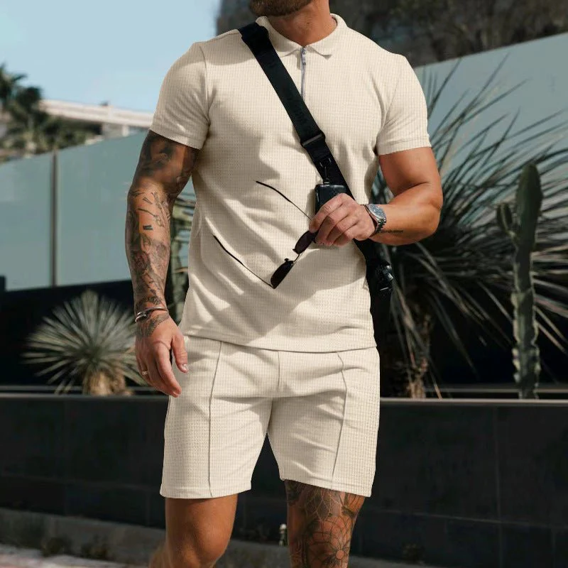 Kilian Polo mit Reißverschluss und Shorts Set - Image 7