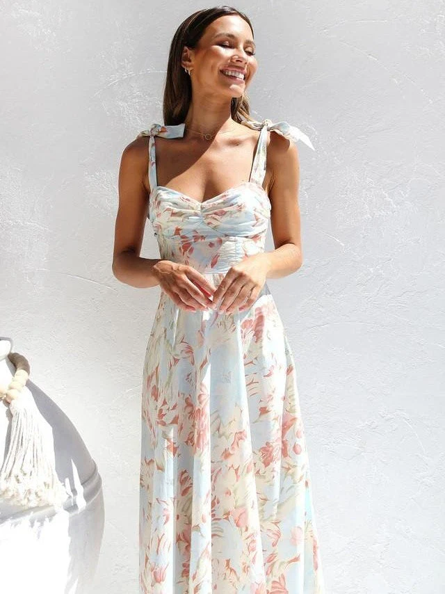 Kira - Bedrucktes Midi-Kleid mit Trägern - Image 4