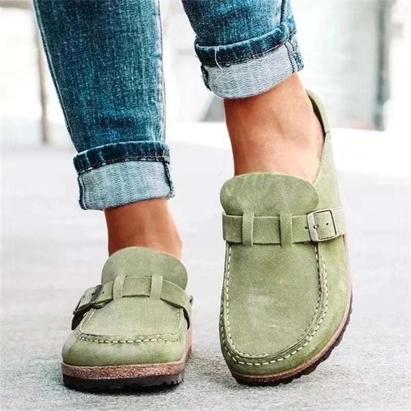 Kirsten | Damen Schnallen Slip-On Loafer - Image 4