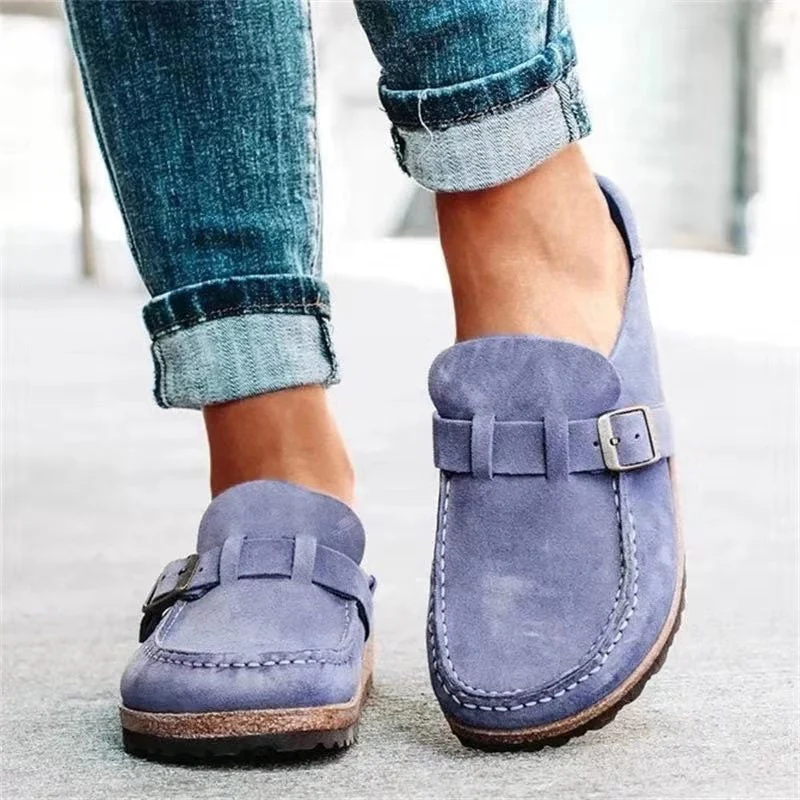 Kirsten | Damen Schnallen Slip-On Loafer - Image 5