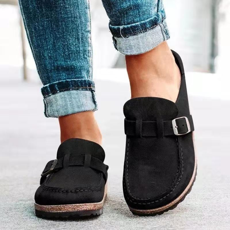 Kirsten | Damen Schnallen Slip-On Loafer - Image 6