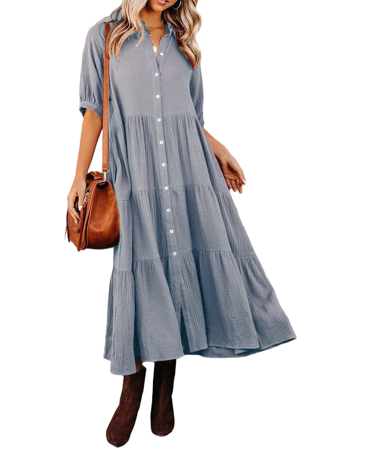 Klara - Midikleid mit Taschen - Image 8