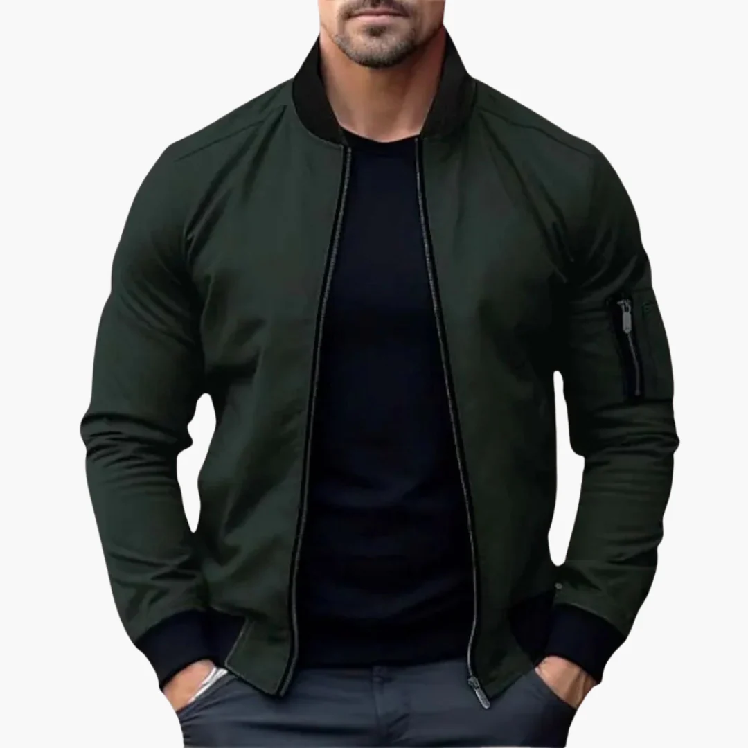 Klassische Bomberjacke für Männer - Reißverschluss und Stil - Image 8