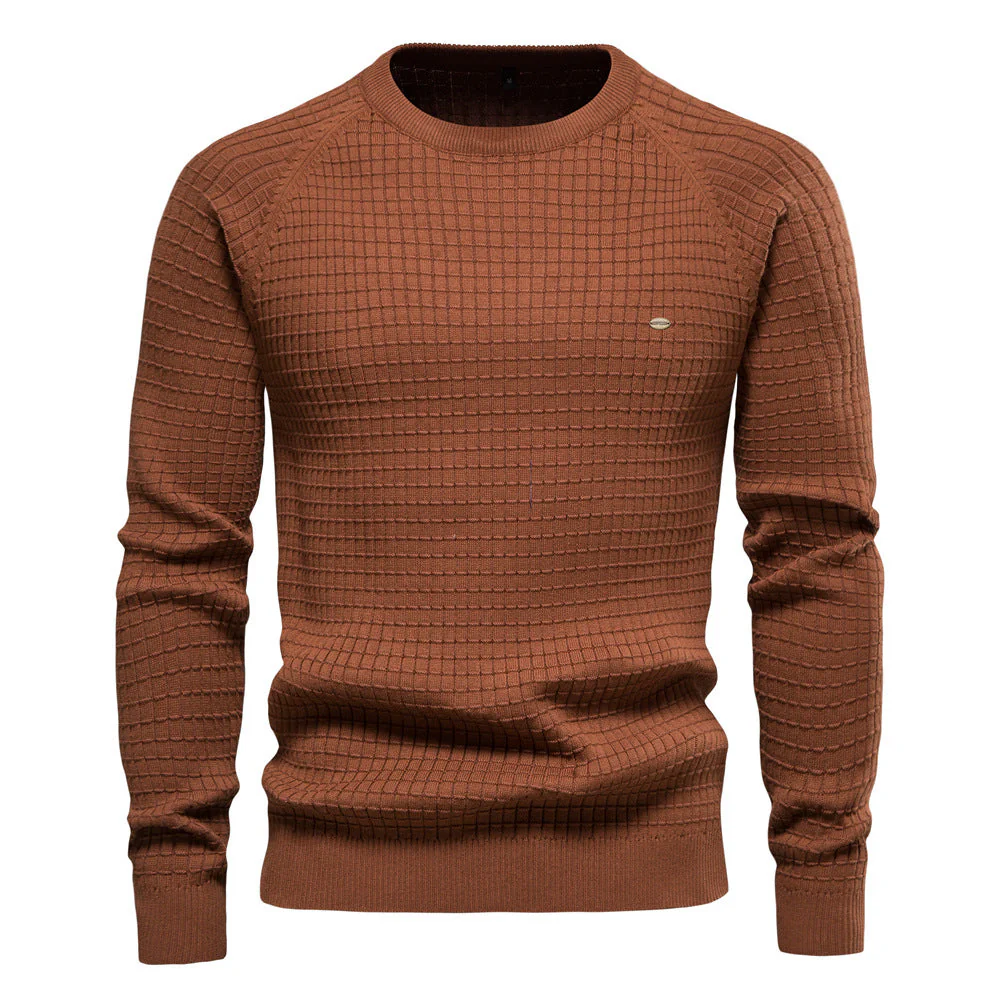 Klassische Karierter Pullover - Image 5