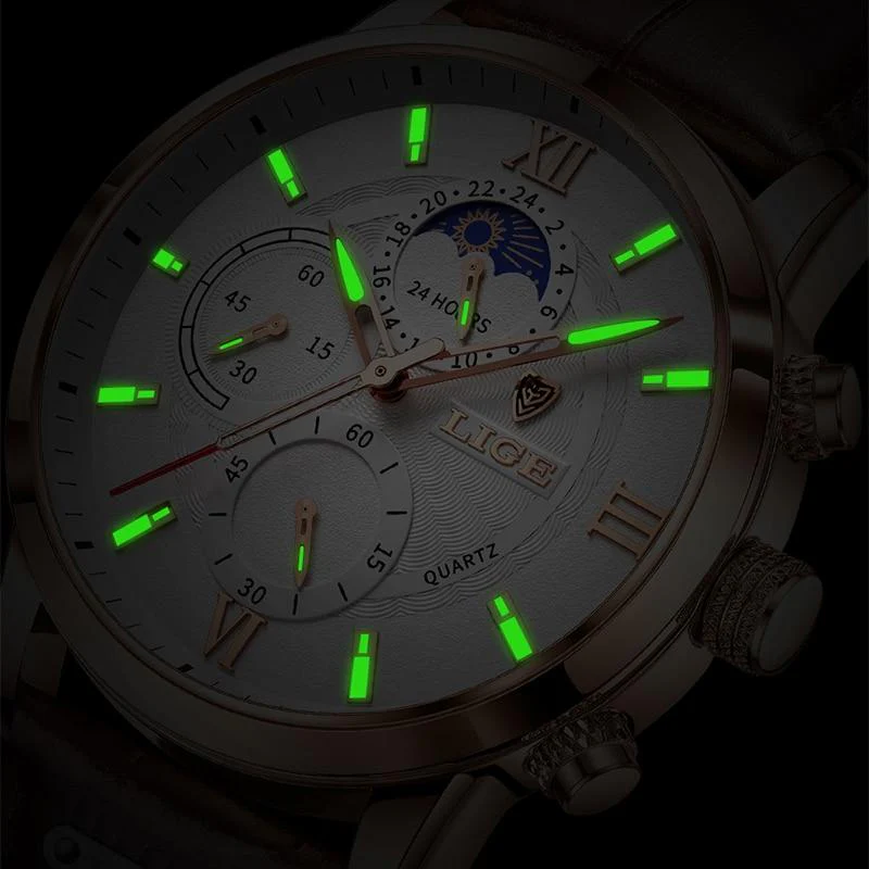 Klassische Lederarmbanduhr - Image 10