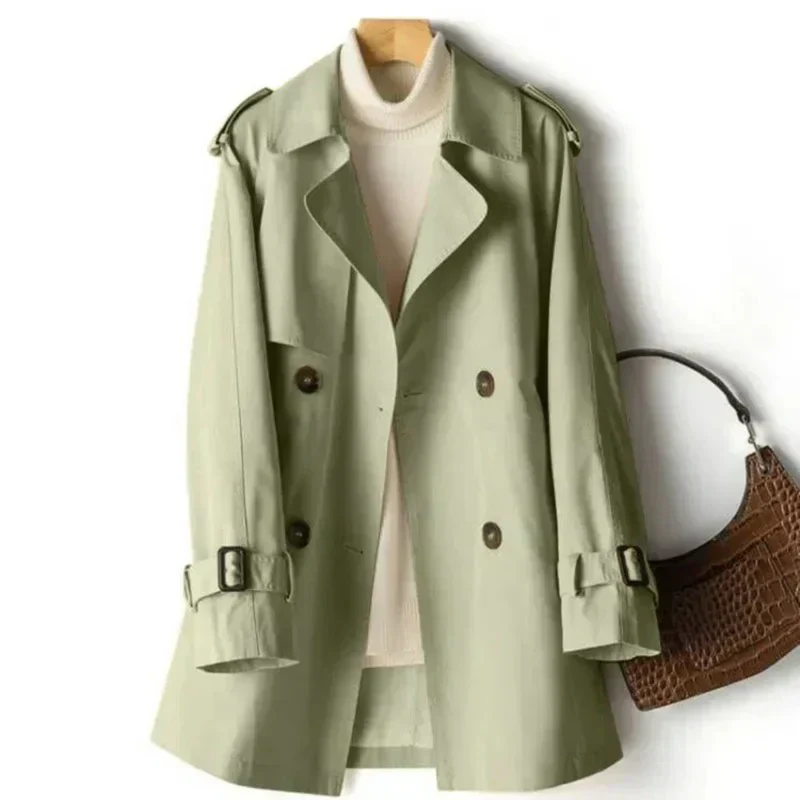Klassischer Doppelreihiger Trenchcoat für Damen | Lässig - Image 2