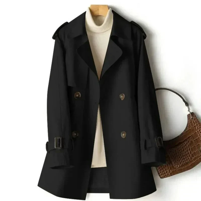 Klassischer Doppelreihiger Trenchcoat für Damen | Lässig - Image 5