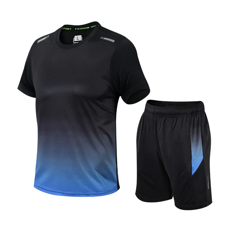 Klassisches Herren-Turnhemd & Shorts-Set | Sportlich - Image 6