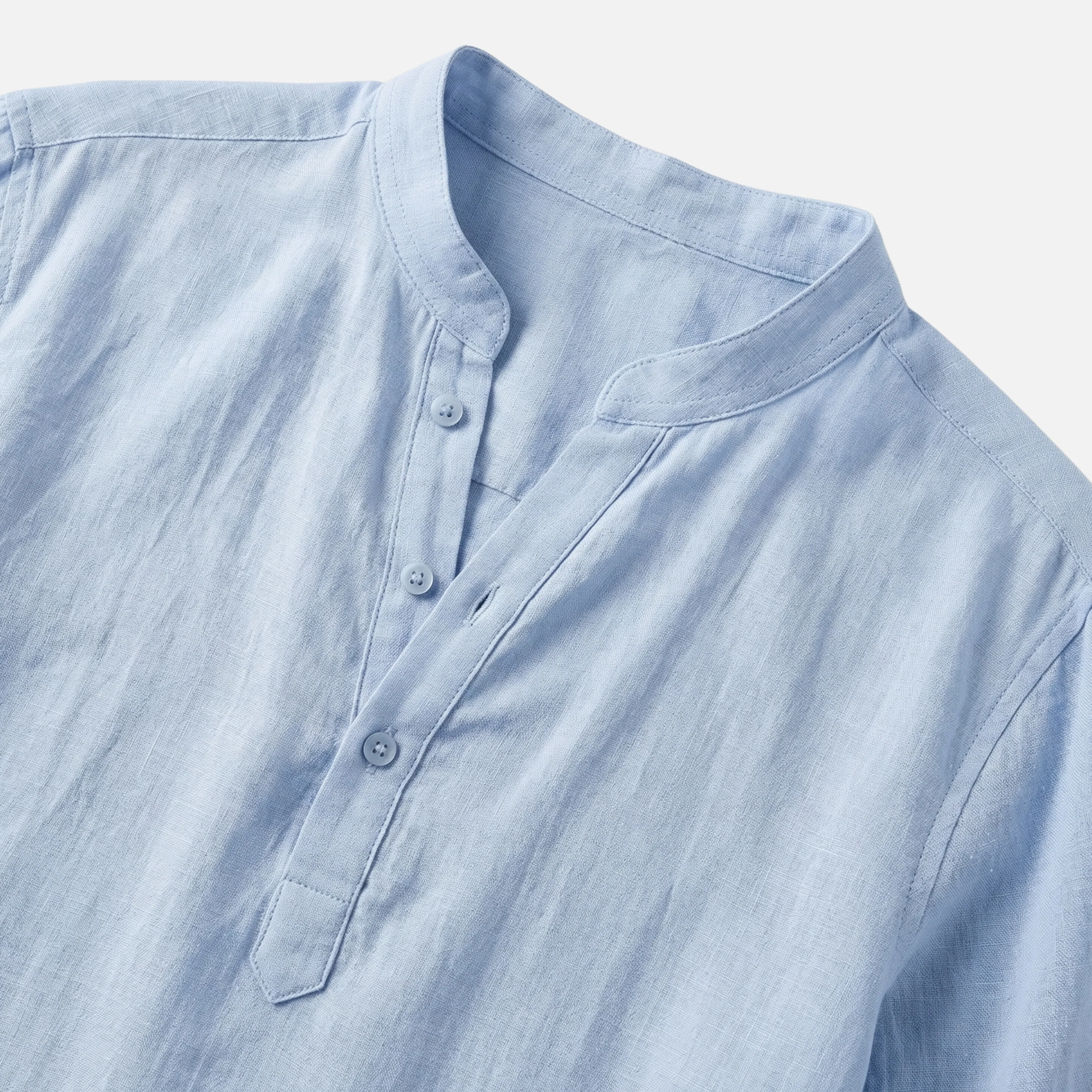 Alexander | Herren Klassisches Langarm Polo Chino-Kragen – Langarm Polo Herren - Image 4