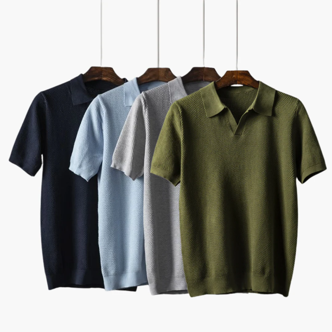 Klassisches Poloshirt für Herren - Kurzarm Basic Look - Image 7
