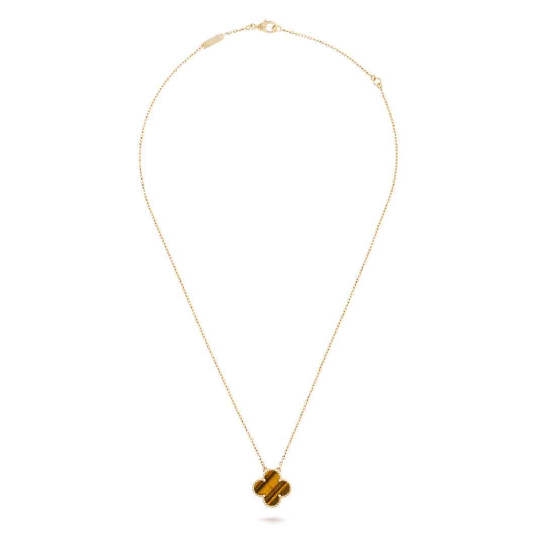 KLEEBLATT HALSKETTE | ROT GOLD - Image 2