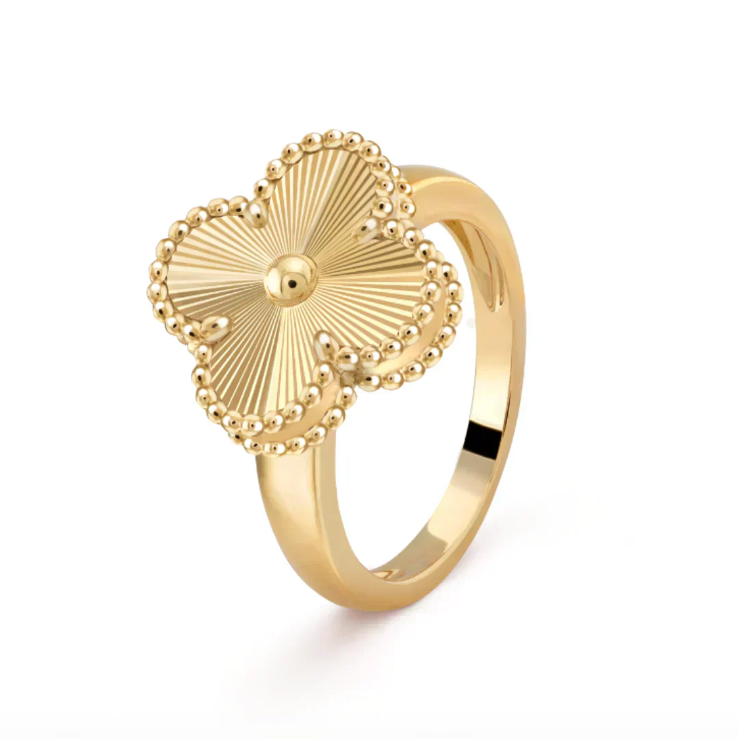 KLEEBLATT RING | GOLD - Image 2