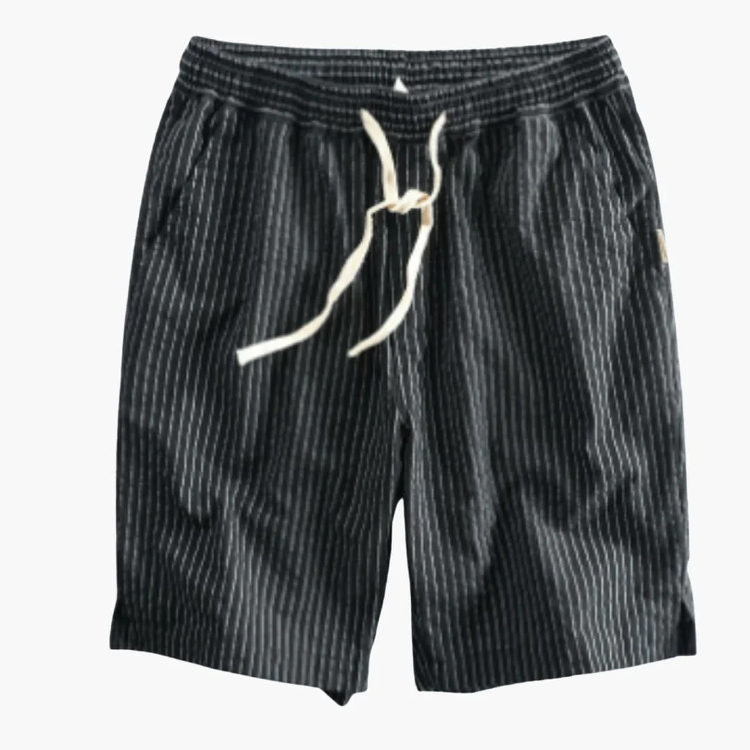 Knielange Sommer-Shorts für Herren mit elastischem Bund - Image 2