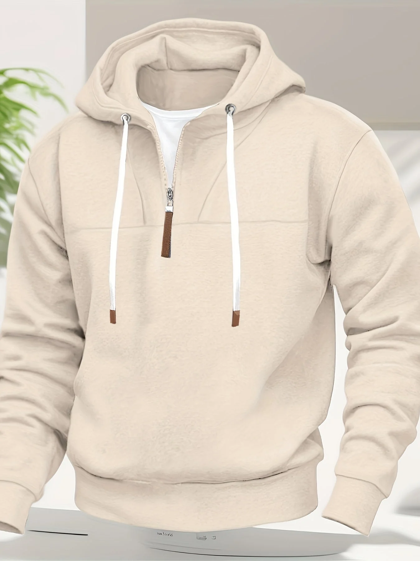 Kolton – Kapuzen Kapuzenpullover Mit Halbem Reißverschluss - Image 12