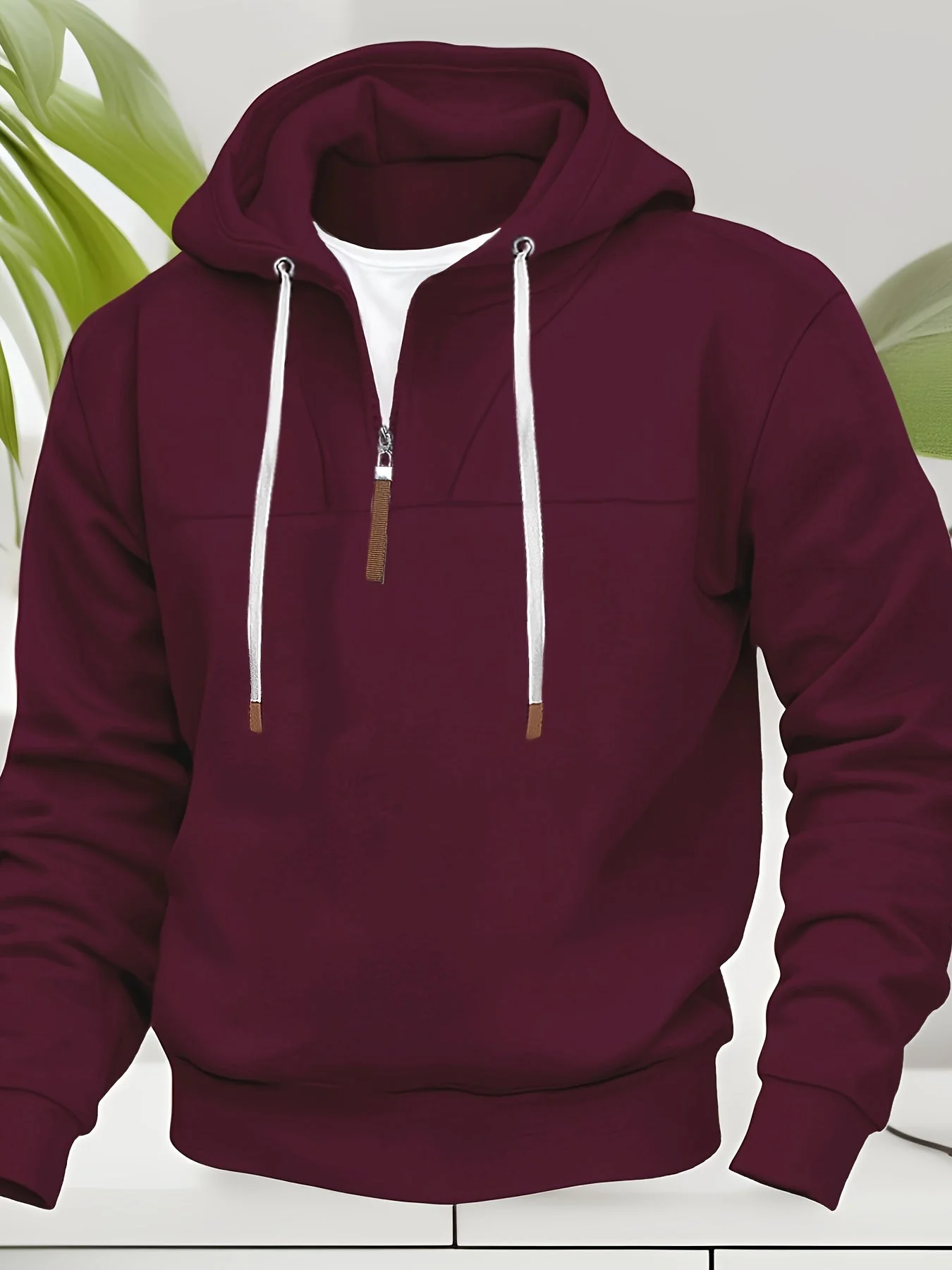Kolton – Kapuzen Kapuzenpullover Mit Halbem Reißverschluss - Image 14