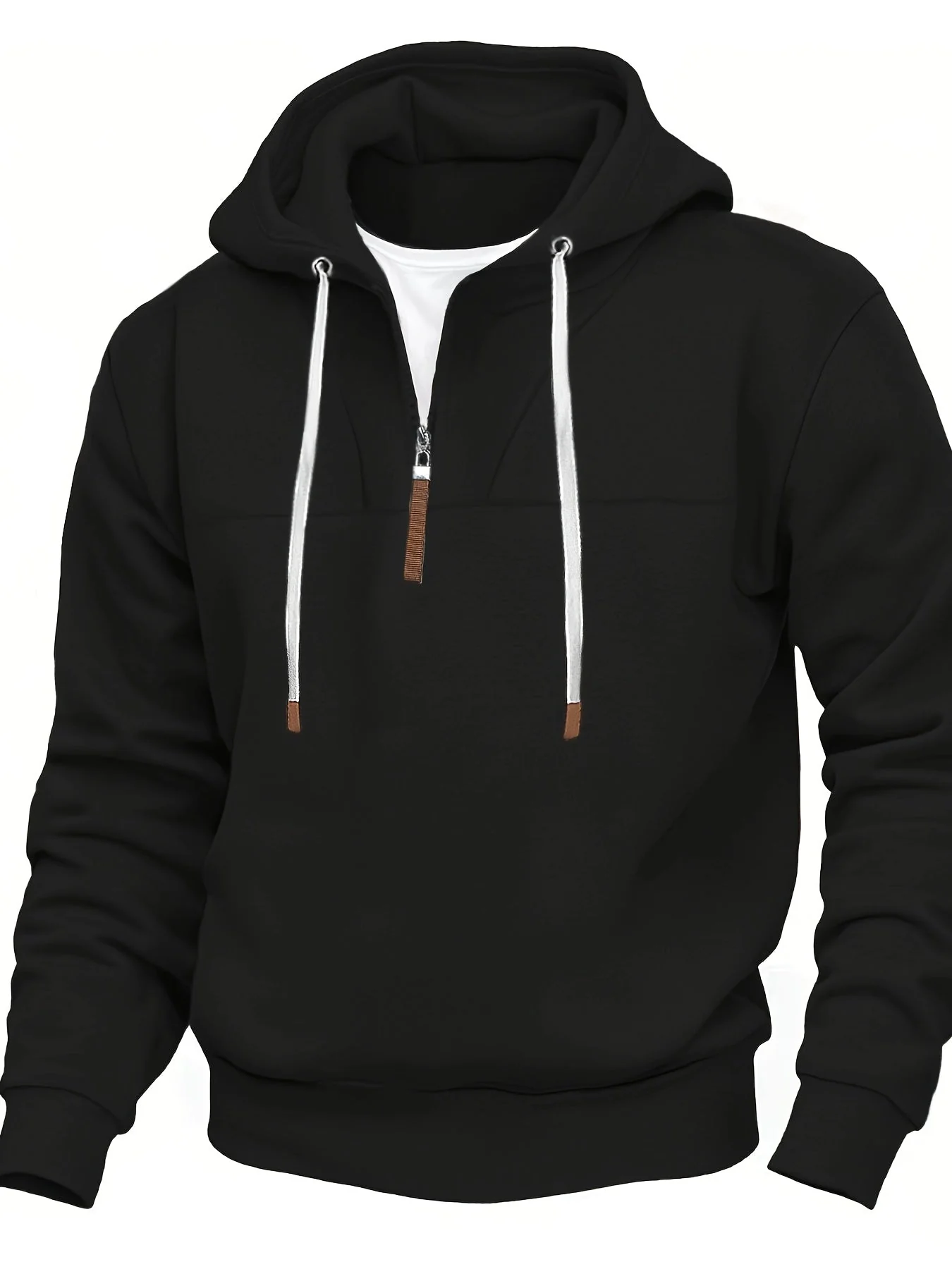 Kolton – Kapuzen Kapuzenpullover Mit Halbem Reißverschluss - Image 22