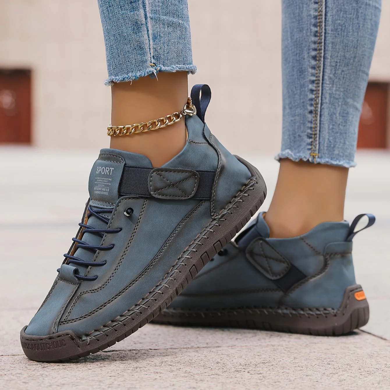 Komfortable Sneaker Damen – Atmungsaktiv, Elegant, Ideal Für Alltag, Slip-On Design, Optimale Fußunterstützung - Image 9