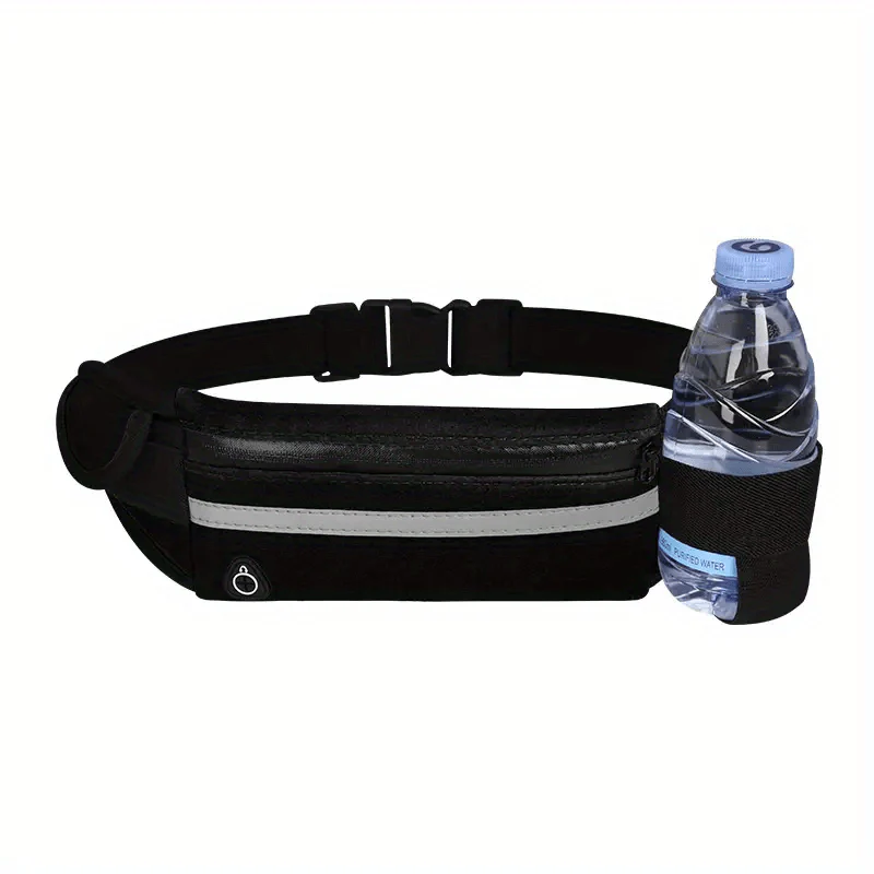 Kompakte, reflektierende Sportgürteltasche – wasserdichte Handy- und Flaschenhalterung für Laufen und Fitness