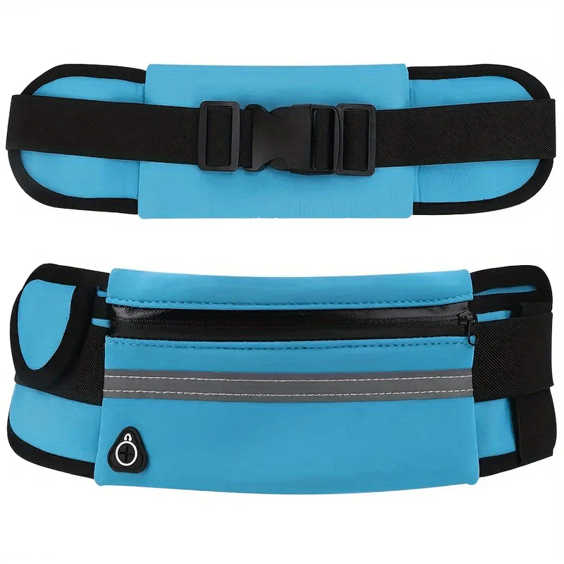 Kompakte, reflektierende Sportgürteltasche – wasserdichte Handy- und Flaschenhalterung für Laufen und Fitness - Image 4