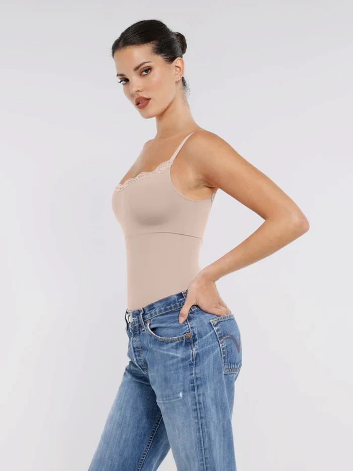 Konturierter Camisole-Body aus Spitze - Image 15