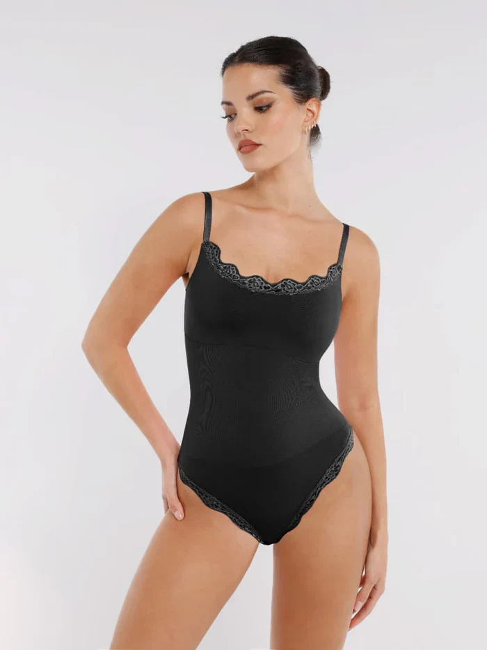 Konturierter Camisole-Body aus Spitze - Image 18
